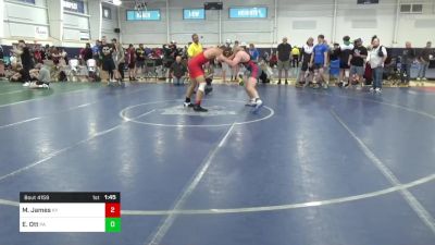 190-E Mats 15-18 10:30am lbs Round Of 16 - Marcus James, KY vs Ethan Ott, PA