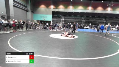 132 lbs Consi Of 16 #2 - Logan Lopez, Horizon High School vs Kale Knezovich, Green River