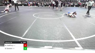 52 lbs Round Of 16 - Wesley Hoefling, Siouxland Wrestling Academy vs Brian Szostak, RHYNO ACADEMY Of WRESTLING