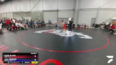 132 lbs Round 2 (8 Team) - Kade Blume, Iowa vs Sam Herring, Pennsylvania