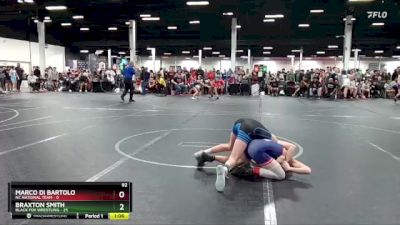 92 lbs Round 1 (4 Team) - Braxton Smith, Black Fox Wrestling vs Marco Di Bartolo, NC National Team