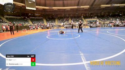 100 lbs 3rd Place - Paezlie Kerr, Tuttle Elite Wrestling Club vs Olivia Maldonado, Nebraska Elite