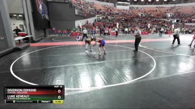 90 lbs Cons. Semi - Diverson Edmond, Chilton - Mollitium vs Luke Kenealy, Slinger Red Rhinos WC