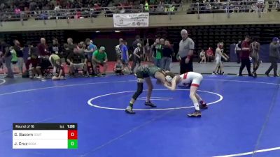 75 lbs Round Of 16 - Garrett Bacorn, South Williamsport, PA vs Jaxson Cruz, Ocean View, NJ