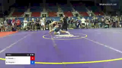 195 lbs Round Of 16 - Joey Novak, Minnesota vs Rylan Rogers, Idaho