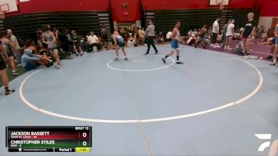 118 lbs Round 5 (6 Team) - Jackson Bassett, Team St. Louis vs Christopher Stiles, WAR