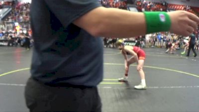 95 lbs Semifinal - Ryan Totten, Michigan Revolution vs Jonah Busen, Falcon WC (SMCC)