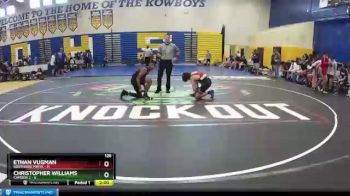 126 lbs Round 1 (8 Team) - Ethan Vugman, Southside Mafia vs Christopher Williams, Camden 2