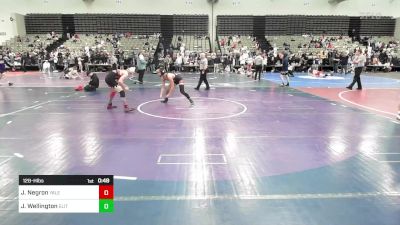 128-H lbs Consi Of 16 #2 - Jeremy Negron, Yale Street vs Jaton Wellington, Elite NJ