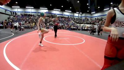 70 lbs Rr Rnd 2 - Mya Flying Out, Mustang Bronco Wrestling Club vs Myka Stitt, Standfast