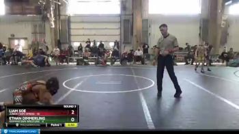 76 lbs Round 3 (4 Team) - Liam Soe, Junior Terps Xpress vs Ethan Dimmerling, Germantown Wrestling
