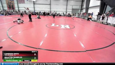 60 lbs Rd# 4- 2:00pm Friday Final Pool - Braxton Sharples, Minion Black vs Cameron Smith, Team Michigan