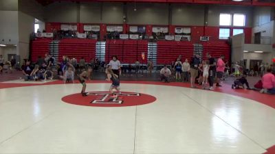 58+65 Cons. Round 1 - Charlee Masters, Auburn Takedown vs Natalie Fernandez, Tennessee Valley Wrestling