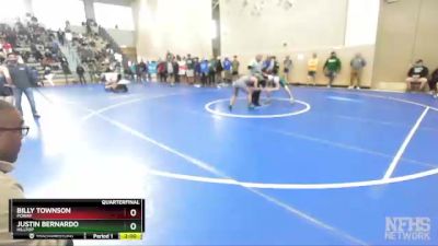 122 Boys Quarterfinal - Justin Bernardo, Hilltop vs Billy Townson, Poway