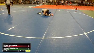 235 lbs Finals (8 Team) - Brody Anderson, Minneota vs Logan Carrington, Becker