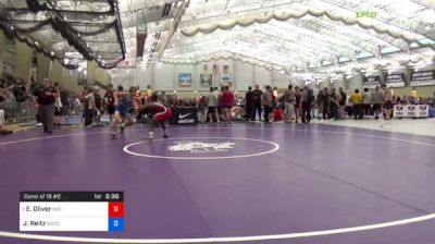 61 kg Consi Of 16 #2 - Elijah Oliver, Indiana University vs Jeremiah Reitz, Blue Blood Wrestling Club