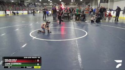 58 lbs Cons. Round 3 - Capri Guerrero, Dakota WC vs Nolan Holt, Birch Run PFY WC