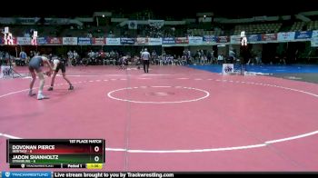 120 lbs Placement (4 Team) - Dovonan Pierce, Heritage vs Jadon Shanholtz, Strasburg