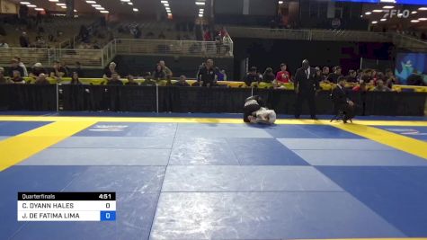 CYNTHIA DYANN HALES vs JAQUELINE DE FATIMA LIMA 2024 Pan Jiu Jitsu IBJJF Championship