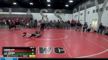 75 lbs Round 2 (8 Team) - Loc Webber, Beast Mode vs Carter Icks, M2 RED (PA)