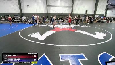 138 lbs Semifinal - Zachary Waite, Ascend Wrestling Academy vs Tyler Fleshman, Shelton Wrestling Club