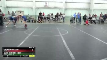 120 lbs Round 5 (8 Team) - Luke Evensen-Heim, Terps Xtreme vs Jackson Weller, Edge