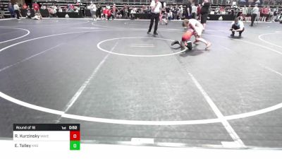 92 lbs Round Of 16 - Rocklan Kurzinsky, Wave Wrestling Club (TN) vs Easton Tolley, King Select