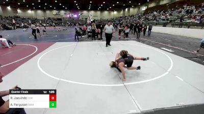 100 lbs Quarterfinal - Rambo Jacuinde, Ceres Pups WC vs Archer Ferguson, Cornerstone MC