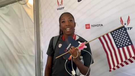 Long Season Doesn't Stop Britton Wilson From Taking Second In 400m Hurldes.