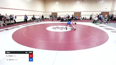 55 kg Rnd Of 32 - Seach Hibler, New Jersey vs Edwin Sierra, Poway Wrestling