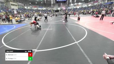 100 lbs Consi Of 4 - Erik Garcia, Centauri Middle School vs Grant Firme, Sedgwick County