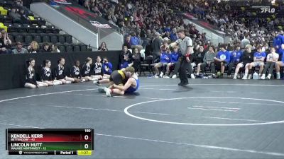 150 lbs Quarterfinal - Kendell Kerr, Bettendorf vs Lincoln Hutt, Waukee Northwest