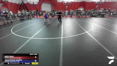 87 lbs Quarterfinal - Jack Falk, Askren Wrestling Academy vs Johnathan Marth, Ringers Wrestling Club