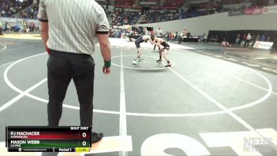 3A-120 lbs Quarterfinal - PJ Machacek, Harrisburg vs Mason Webb, La Pine