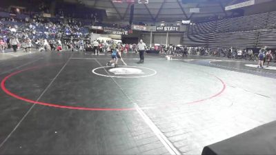 84 lbs Semifinal - Adan Hunt, Moses Lake Wrestling Club vs Aaron Gandy, Ferndale Force Wrestling Club