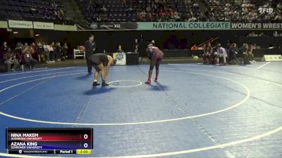 155 lbs Champ. Round 2 - Nina Makem, Augsburg University vs Azana King, Schreiner University