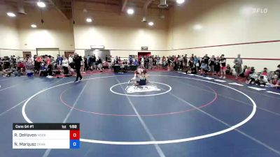 71 kg Cons 64 #1 - Riley DeHaven, Moorcroft Mat Masters Wrestling Club vs Nathan Marquez, Orange County RTC