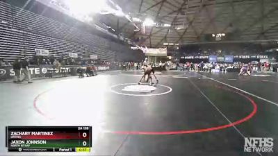 2A 138 lbs Cons. Round 2 - Jaxon Johnson, North Kitsap vs Zachary Martinez, Orting