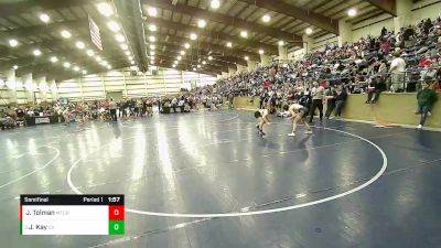 105 lbs Semifinal - Julia Kay, Canyon View vs Jayci Tolman, Mountain Crest