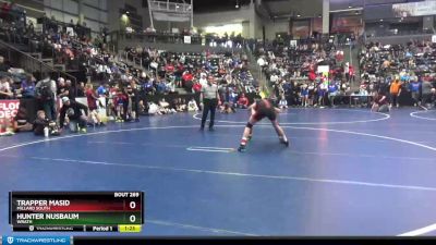 125 lbs Cons. Round 2 - Trapper Masid, Millard South vs Hunter Nusbaum, Wrath