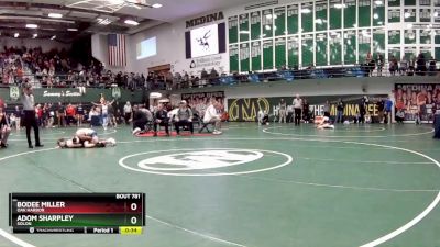 120 lbs Cons. Round 7 - Adom Sharpley, Solon vs Bodee Miller, Oak Harbor