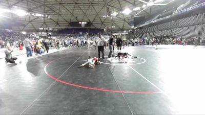 56 lbs Champ. Round 2 - Sawyer Moen, Sumner Panthers Jr. Wrestling vs Boone Sansom, Moses Lake Wrestling Club