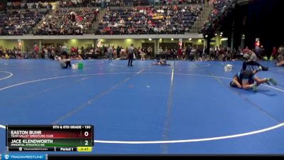 130 lbs Quarterfinal - Easton Buhr, Team Valley Wrestling Club vs Jace Klendworth, Immortal Athletics WC