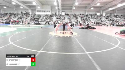 132 lbs Consi Of 64 #1 - Christopher Cropanese, NJ vs Ashton Leegaard, WY