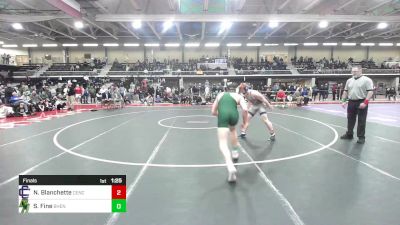 182 lbs Final - Nathan Blanchette, Central Catholic vs Spencer Fine, Bishop Hendricken