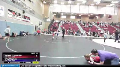 53 lbs Round 2 - Xydon Zollinger, East Idaho Elite vs Wyatt Behm, East Idaho Elite