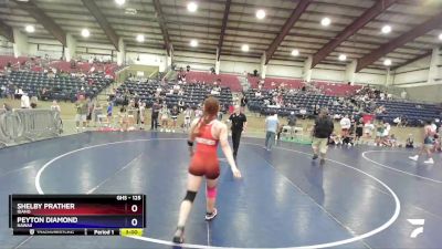 125 lbs Champ. Round 1 - Shelby Prather, Idaho vs Peyton Diamond, Hawaii