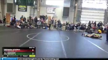 76 lbs Round 5 (8 Team) - Eli Oberheim, PA Alliance Blue vs Brennen Veverka, PA Alliance White