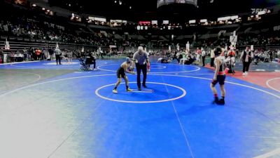 95 lbs Round Of 16 - Hunter Appello, Roselle Park vs Roman Diab, Scorpions