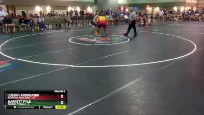 195 lbs Round 2 (16 Team) - Joseph Andreasen, Nebraska Wave Hogs vs Garrett Pyle, Florida Pitbulls